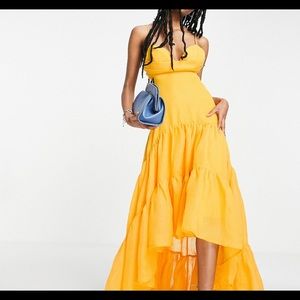 NWT ASOS Design tiered maxi dress size 6